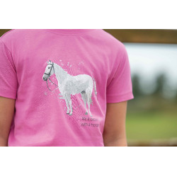 T-Shirt HKM Sparkle Pink Rosa T-Shirt HKM Sparkle Pink Rosa