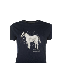 T-Shirt HKM Sparkle Dunkelblau