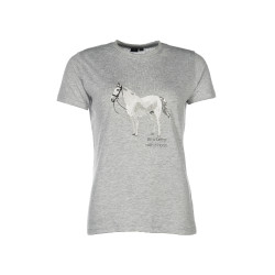 T-Shirt HKM Sparkle Meliertes Grau