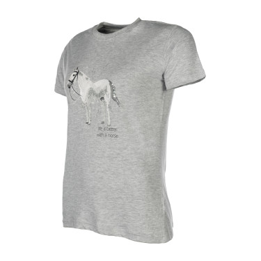 T-Shirt HKM Sparkle Meliertes Grau
