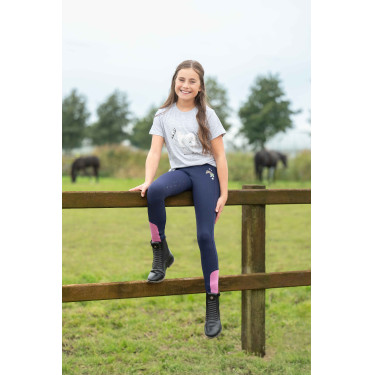 T-Shirt HKM Sparkle Meliertes Grau