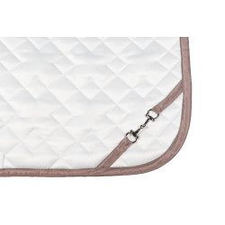 HKM Golden Bit Schabracke Weiß Weiß