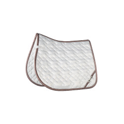 HKM Golden Bit Schabracke Weiß Weiß