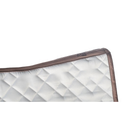 HKM Golden Bit Schabracke Weiß Weiß