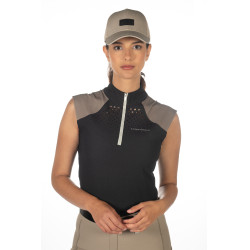 Top funktionell HKM Amalfi Schwarz / Taupe Top funktionell HKM Amalfi Schwarz / Taupe