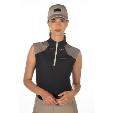 Top funktionell HKM Amalfi Schwarz / Taupe Top funktionell HKM Amalfi Schwarz / Taupe