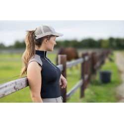 Top funktionell HKM Amalfi Schwarz / Taupe Top funktionell HKM Amalfi Schwarz / Taupe