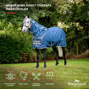 Horseware Ionic Therapy Mesh Cooler Decke Horseware Ionic Therapy Mesh Cooler Decke