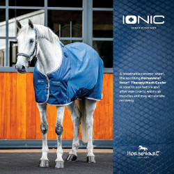 Horseware Ionic Therapy Mesh Cooler Decke Bleu imperial / argent /Marine Blau Horseware Ionic Therapy Mesh Cooler Decke Bleu imperial / argent /Marine Blau