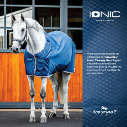 Horseware Ionic Therapy Mesh Cooler Decke Bleu imperial / argent /Marine Blau Horseware Ionic Therapy Mesh Cooler Decke Bleu imperial / argent /Marine Blau