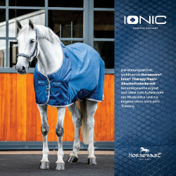 Horseware Ionic Therapy Mesh Cooler Decke Bleu imperial / argent /Marine Blau Horseware Ionic Therapy Mesh Cooler Decke Bleu imperial / argent /Marine Blau