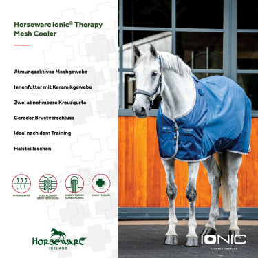 Horseware Ionic Therapy Mesh Cooler Decke Horseware Ionic Therapy Mesh Cooler Decke
