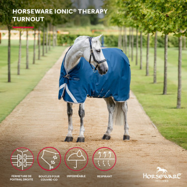 Horseware Ionic Therapy Turnout 100g Decke Horseware Ionic Therapy Turnout 100g Decke