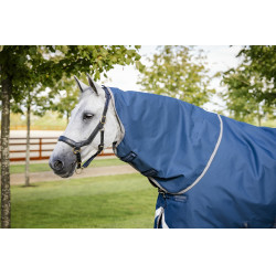 Horseware Ionic Therapy Turnout 100g Decke Bleu imperial / argent /Marine Blau