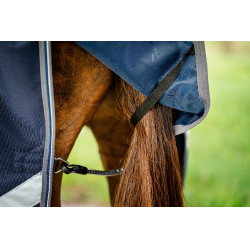 Horseware Rambo 1680D Turnout 0g Decke Marine / Gewitter / Silbergrau Marineblau