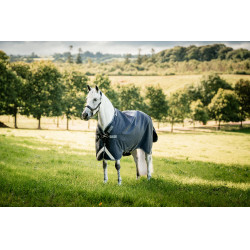 Horseware Rambo 1680D Turnout 250g VL Decke Marine / Gewitter / Silbergrau Marineblau Horseware Rambo 1680D Turnout 250g VL Decke Marine / Gewitter / Silbergrau Marineblau