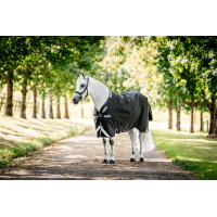 Horseware Rambo 1680D Turnout 250g VL Decke Marine / Gewitter / Silbergrau Marineblau