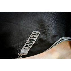 Horseware Rambo 1680D Turnout 250g VL Decke Schwarz / Sturm / Silbergrau