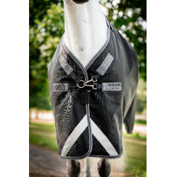 Horseware Rambo 1680D Turnout 450g VL Decke Schwarz / Sturm / Silbergrau Horseware Rambo 1680D Turnout 450g VL Decke Schwarz / Sturm / Silbergrau