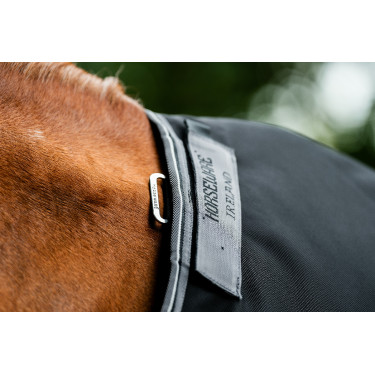 Horseware Rambo 1680D Turnout 450g VL Decke Schwarz / Sturm / Silbergrau Horseware Rambo 1680D Turnout 450g VL Decke Schwarz / Sturm / Silbergrau