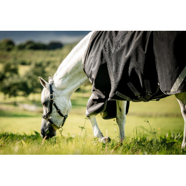 Horseware Rambo 1680D Turnout 50g Decke Schwarz / Sturm / Silbergrau