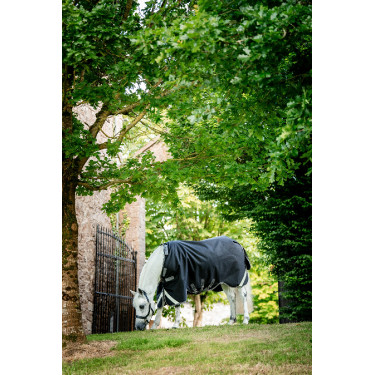 Horseware Rambo 1680D Turnout 50g Decke Schwarz / Sturm / Silbergrau