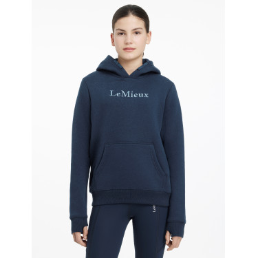 LeMieux Klassischer Kapuzenpullover Young Rider Marine Marineblau