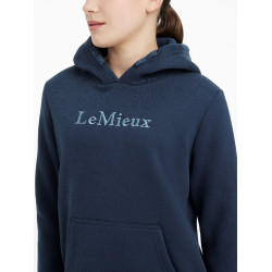 LeMieux Klassischer Kapuzenpullover Young Rider Marine Marineblau
