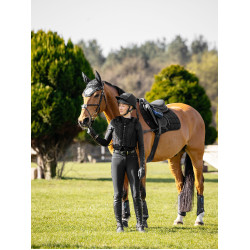 LeMieux Eurojump Self-Cool 3D Satteldecke Square Schwarz