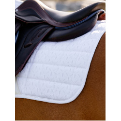 LeMieux Eurojump Self-Cool 3D Satteldecke Square Weiß Weiß LeMieux Eurojump Self-Cool 3D Satteldecke Square Weiß Weiß