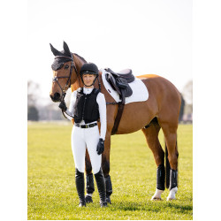 LeMieux Eurojump Self-Cool 3D Satteldecke Square Weiß Weiß LeMieux Eurojump Self-Cool 3D Satteldecke Square Weiß Weiß