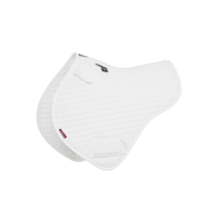 Stoßdämpfende Satteldecke LeMieux Square Close Contact Self-Cool Weiß Weiß Stoßdämpfende Satteldecke LeMieux Square Close Contact Self-Cool Weiß Weiß