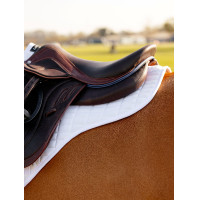 Stoßdämpfende Satteldecke LeMieux Square Close Contact Self-Cool Weiß Weiß Stoßdämpfende Satteldecke LeMieux Square Close Contact Self-Cool Weiß Weiß