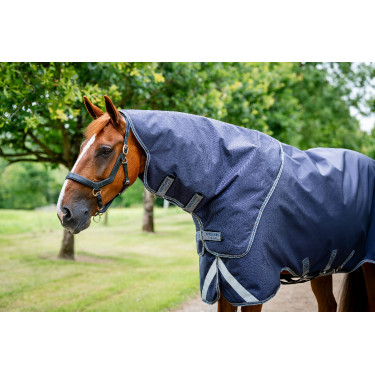 Horseware Rambo Duo Ripstop Plus Turnout Bundle Decke (100g + 100g + 200g) Marine / Gewitter / Silbergrau Marineblau