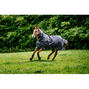 Horseware Rambo Duo Ripstop Plus Turnout Bundle Decke (100g + 100g + 200g) Marine / Gewitter / Silbergrau Marineblau