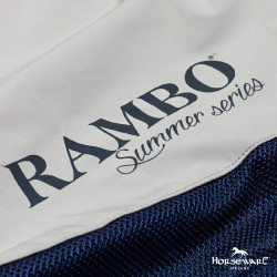 Horseware Rambo Summer Series V-Front Decke Marine / Grau Blau