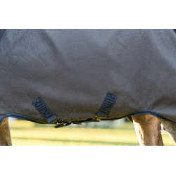 Horseware Rhino Hexstop Plus Poney Turnout 0g Decke Grau / Indigo / Marineblau