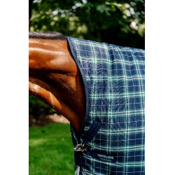 Horseware Rhino Wug Turnout 0g Decke Hunter check /Marine / vert Motive