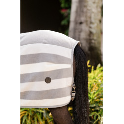 Horseware Newmarket Poney Fleece Cooler Fleecedecke Holzkohle Witney Grau