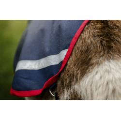 Horseware Ziegen-Abschwitzdecke 0g Marine / Rot Blau Horseware Ziegen-Abschwitzdecke 0g Marine / Rot Blau