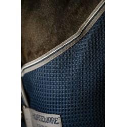 Abschwitzdecke Horseware Rambo Techni Waffle Cooler Marine / Gewitter / Silbergrau Marineblau