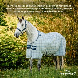 Fliegenschutz-Halsschutz Horseware Newmarket Marine Witney Marineblau Fliegenschutz-Halsschutz Horseware Newmarket Marine Witney Marineblau