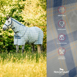 Fliegenschutz-Halsschutz Horseware Newmarket Marine Witney Marineblau Fliegenschutz-Halsschutz Horseware Newmarket Marine Witney Marineblau