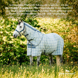 Fliegenschutz-Halsschutz Horseware Newmarket Marine Witney Marineblau Fliegenschutz-Halsschutz Horseware Newmarket Marine Witney Marineblau
