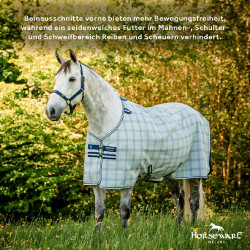 Fliegenschutz-Halsschutz Horseware Newmarket Marine Witney Marineblau Fliegenschutz-Halsschutz Horseware Newmarket Marine Witney Marineblau