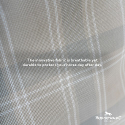 Fliegenschutz-Halsschutz Horseware Newmarket Holzkohle Witney Grau