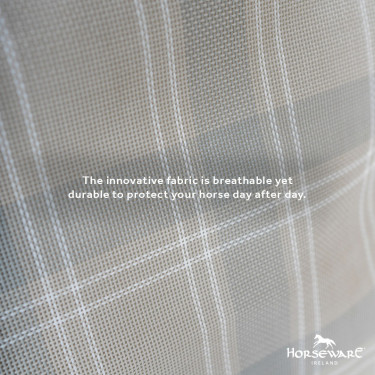 Fliegenschutz-Halsschutz Horseware Newmarket Holzkohle Witney Grau