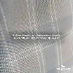 Fliegenschutz-Halsschutz Horseware Newmarket Holzkohle Witney Grau