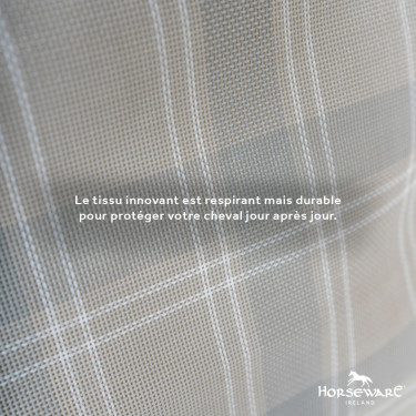 Fliegenschutz-Halsschutz Horseware Newmarket Holzkohle Witney Grau