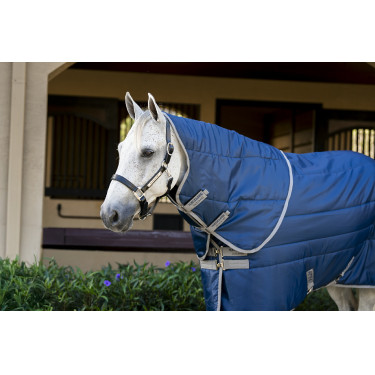 Horseware Amigo Ripstop Insulator 200g Stallhalsteil Marine / Titan Grau Marineblau